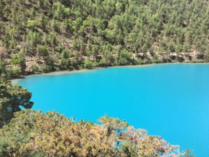Turquoise Shey Phoksundo lake.